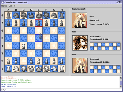 A screenshot of ChessProject